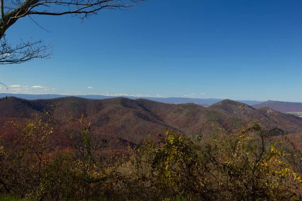 Die Wunderschöne Landschaft Des Shenandoah Nationalparks Virginia Herbst — Stockfoto