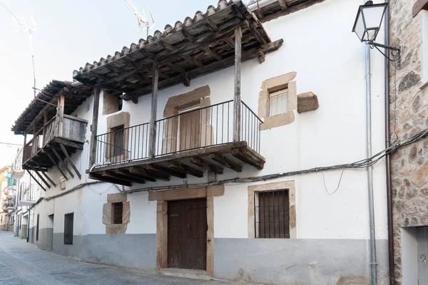 Barrado España Febrero 2019 Diferentes Vistas Ciudad Calles Casas Edificios —  Fotos de Stock