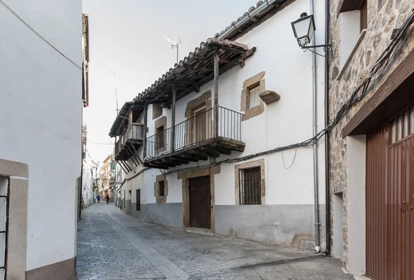 Barrado Spanje Feb 2019 Verschillende Uitzichten Stad Straten Huizen Gebouwen — Stockfoto