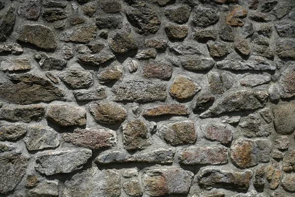 Tiro Perto Uma Parede Pedra Velha — Fotografia de Stock