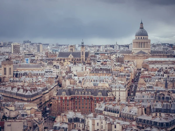 Eine Schöne Aufnahme Der Gebäude Und Der Skyline Paris Frankreich — Stockfoto