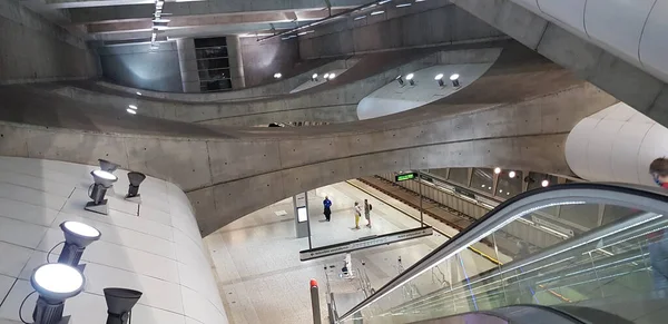 Budapest Hongrie Août 2020 Métro Station Métro Rakoczy Square Budapest — Photo