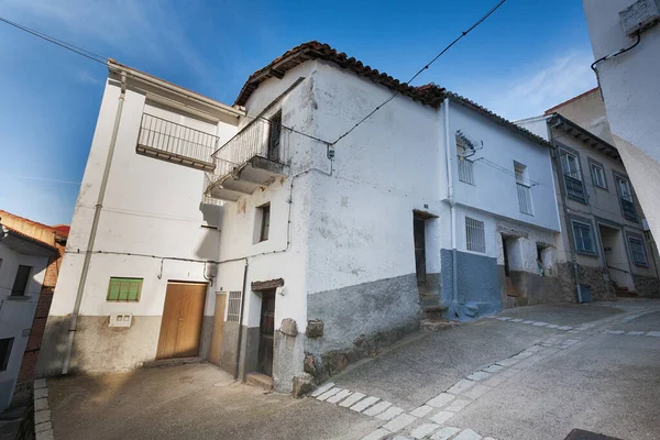 Barrado Spanje Feb 2019 Verschillende Uitzichten Stad Straten Huizen Gebouwen — Stockfoto
