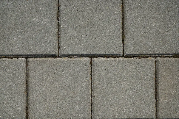 Closeup Shot Square Concrete Tiles Wall — Stock Photo, Image