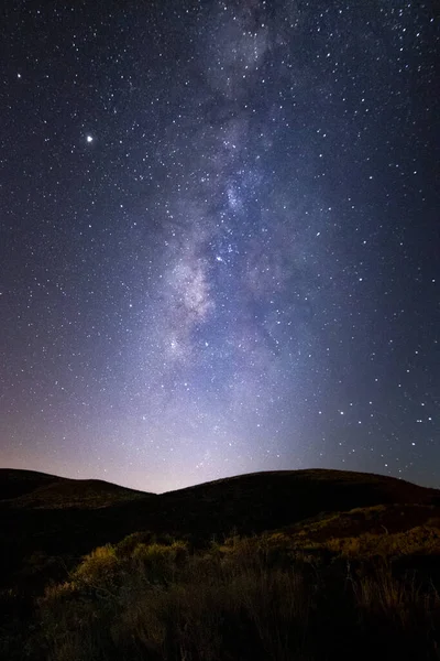 Una Toma Vertical Hermoso Cielo Estrellado Perfecto Para Papel Pintado — Foto de Stock