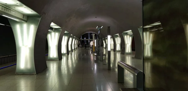 Budapest Ungheria Agosto 2020 Rakoczy Square Metro Stazione Della Metropolitana — Foto Stock