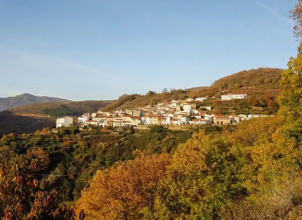 Barrado Spain December 2018 Panoramic View Town Barrado — 图库照片