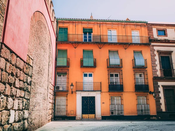 Uitzicht Een Antiek Gebouw Sevilla Spanje — Stockfoto