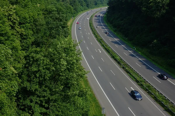 Luftaufnahme Einer Autobahn — Stockfoto