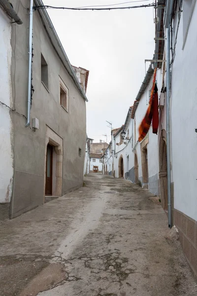 Valencia Alcantara Spanien Apr 2019 Utsikt Över Staden Gatorna Husen — Stockfoto