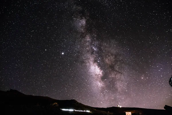 Gwiazdy Świecące Nocy Niebie Idealne Tapety — Zdjęcie stockowe