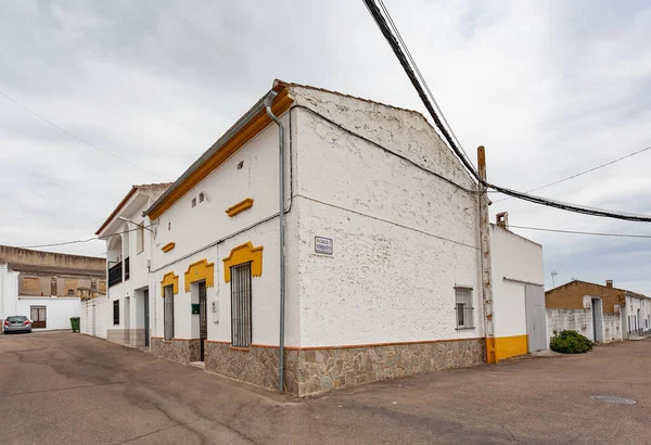 Campo Lugar Spanien Aug 2019 Blick Auf Stadt Straße Häuser — Stockfoto