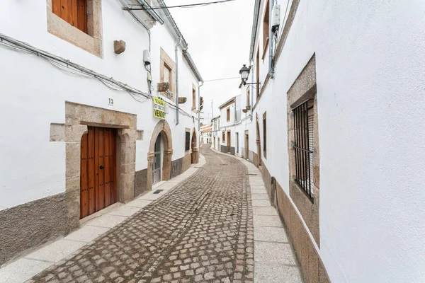 Valencia Alcantara Espanha Abr 2019 Vistas Diferentes Cidade Ruas Casas — Fotografia de Stock