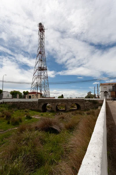 Herreruela Spain Apr 2019 Вид Міста Вулиць Будинків Будівель Ерреруела — стокове фото