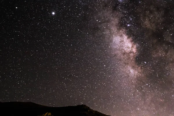 Las Estrellas Brillando Cielo Por Noche Ideal Para Fondos Pantalla —  Fotos de Stock