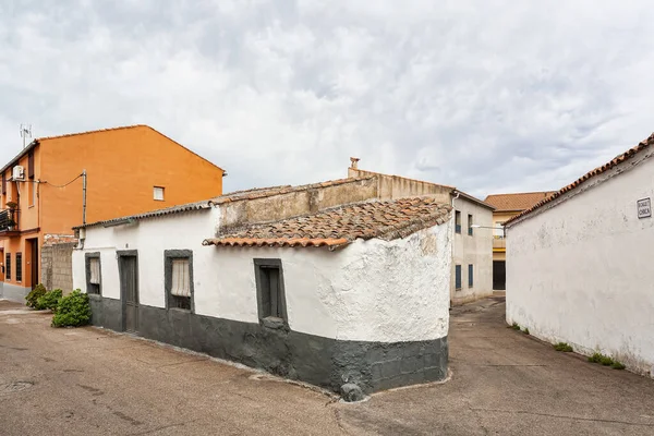 Campo Lugar Spagna Ago 2019 Vista Sulla Città Strada Case — Foto Stock