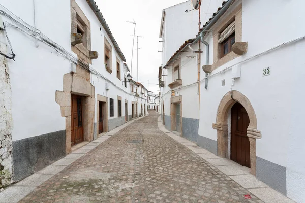 Valencia Alcantara Spanien April 2019 Verschiedene Ansichten Der Stadt Straßen — Stockfoto