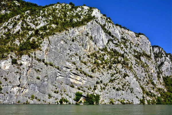 Krásný Záběr Krajiny Dunajských Kotlů Rumunsku — Stock fotografie