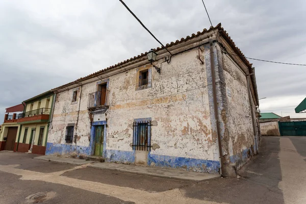 Campo Lugar Spanyolország 2019 Augusztus Kilátás Campo Lugar Városára Utcájára — Stock Fotó