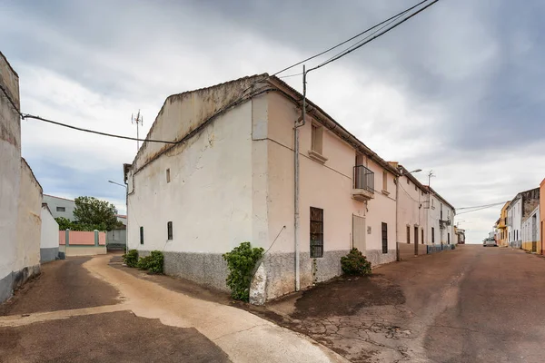 Campo Lugar Spagna Ago 2019 Vista Sulla Città Strada Case — Foto Stock