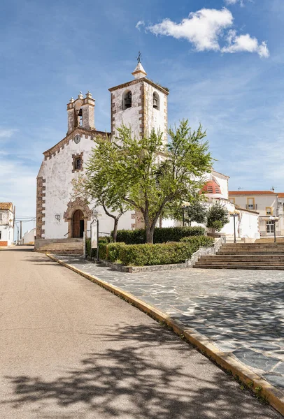 Santiago Alcantara Spain Apr 2019 Different Views Town Street Houses — 스톡 사진