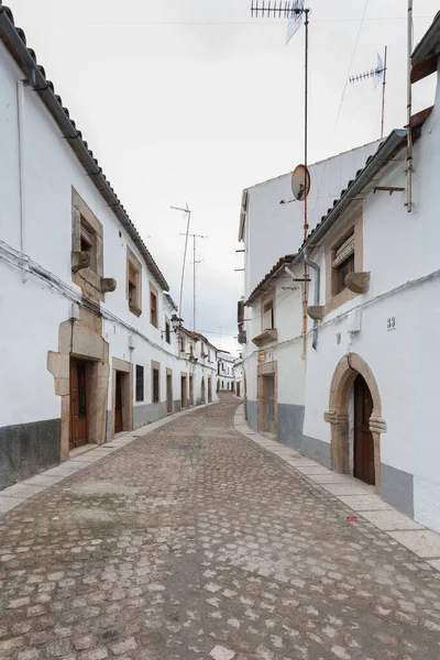 Valencia Alcantara Spanien April 2019 Verschiedene Ansichten Der Stadt Straßen — Stockfoto