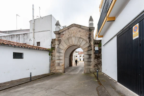 Valencia Alcantara Espanha Abr 2019 Vistas Diferentes Cidade Ruas Casas — Fotografia de Stock