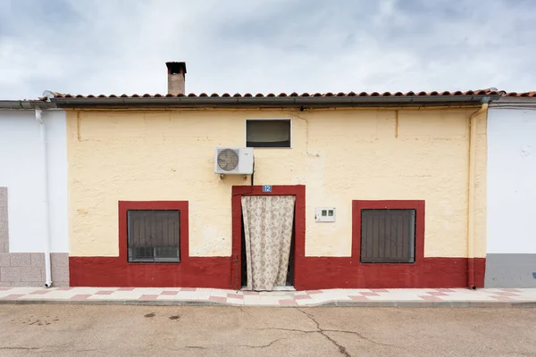 Campo Lugar Spain Aug 2019 View Town Street Houses Building — 스톡 사진