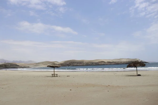 Sonnige Landschaft Einem Peruanischen Strand Der Region Ancash — Stockfoto