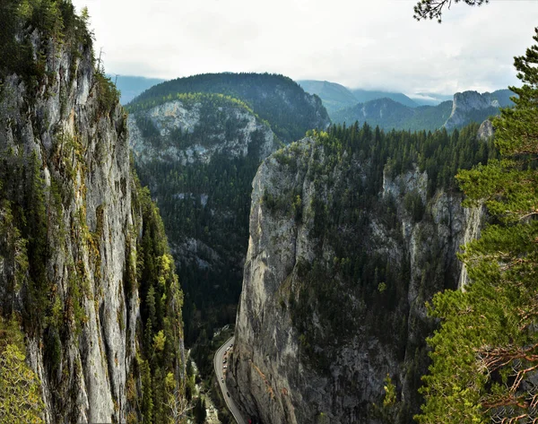 Uma Bela Foto Bicaz Gorges Romênia — Fotografia de Stock