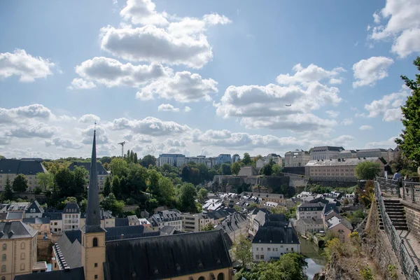Paisaje Urbano Luxemburgo Gran Ducado Luxemburgo — Foto de Stock