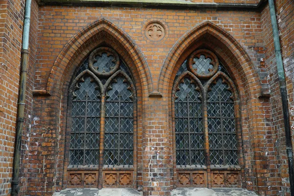 Een Close Shot Van Mary Church Lubeck Duitsland — Stockfoto