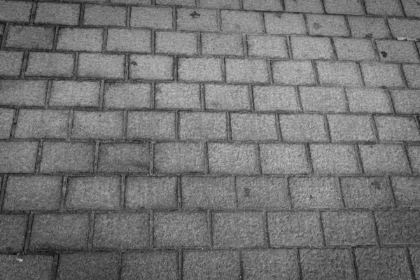 Closeup Shot Gray Brick Walls Pattern — Stock Photo, Image
