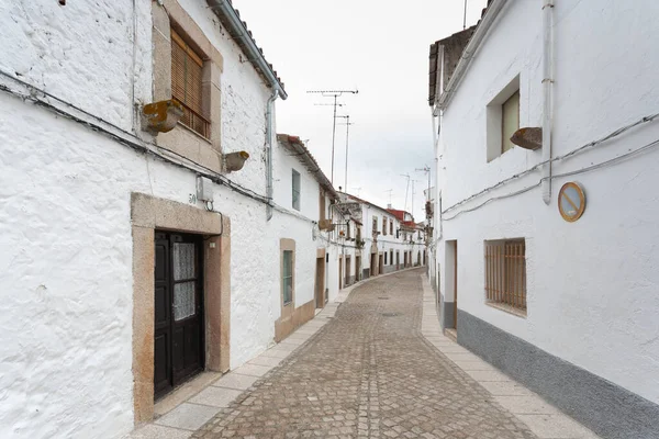 Valencia Alcantara Espanha Abr 2019 Vistas Diferentes Cidade Ruas Casas — Fotografia de Stock