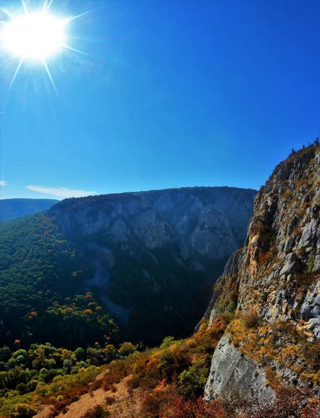 Beau Paysage Des Gorges Historiques Turzii Roumanie — Photo