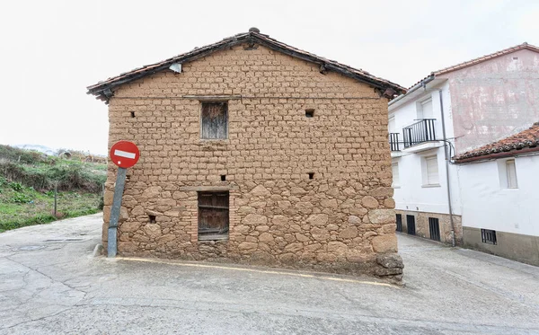 Madrigal Vera España Nov 2019 Vista Ciudad Calle Casas Edificios — Foto de Stock