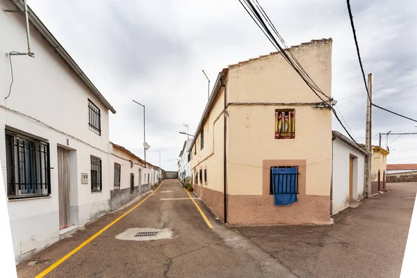 Alcollarin Espanha Ago 2019 Vista Cidade Rua Casas Edifícios Alcollarin — Fotografia de Stock