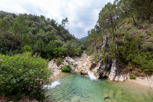 Sierra Cazorla Segura Spanya Nın Doğal Parkı Ndaki Borosa Nehri — Stok fotoğraf