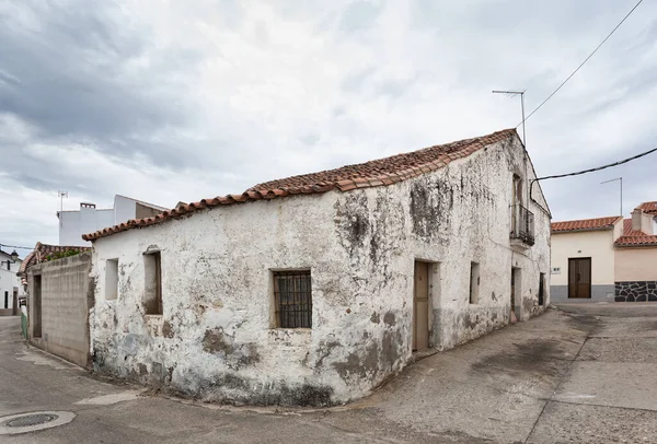 Zorita Espanha Ago 2019 Vista Cidade Rua Casas Edifícios Zorita — Fotografia de Stock