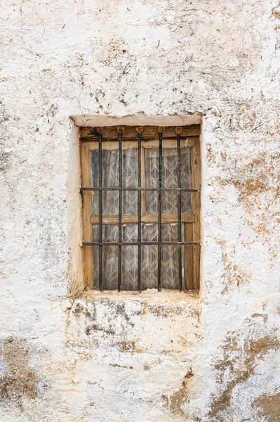 Zorita Espagne Août 2019 Une Fenêtre Particulière Une Maison Dans — Photo