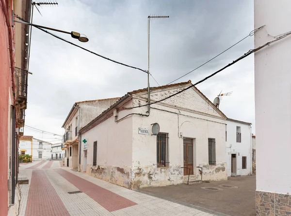 Alcollarin Spain Aug 2019 View Town Street Houses Buildings Alcollarin — Stock Photo, Image