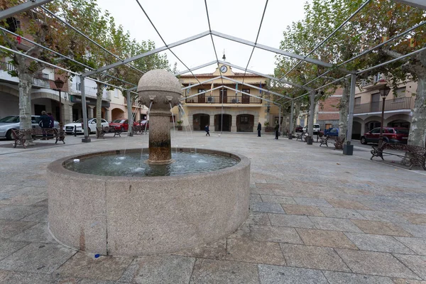 Madrigal Vera Espanha Nov 2019 Vista Cidade Rua Casas Edifícios — Fotografia de Stock