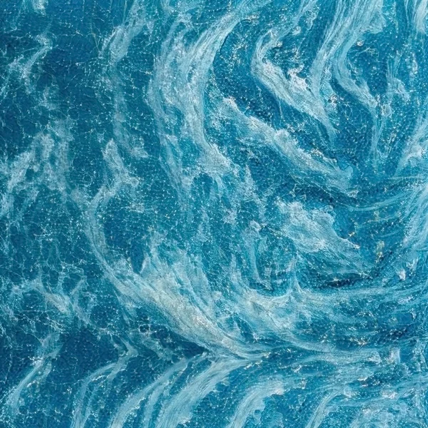 Красивая Синяя Картина Маслом Отлично Подходит Обоев — стоковое фото