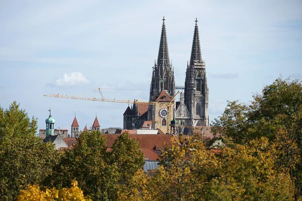 Bajorországi Regensburg Katedrális Németország — Stock Fotó
