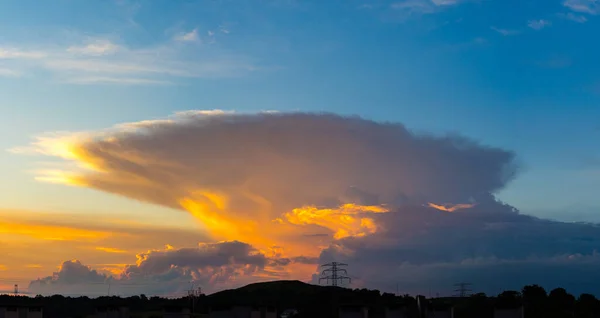 Mesmerizing View Lenticular Cloud Laziska Gorne Poland — Stock Photo, Image