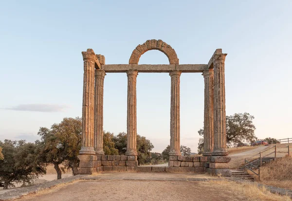Bohonal Ibor Espagne Août 2019 Ruines Ville Romaine Augustobriga Temple — Photo