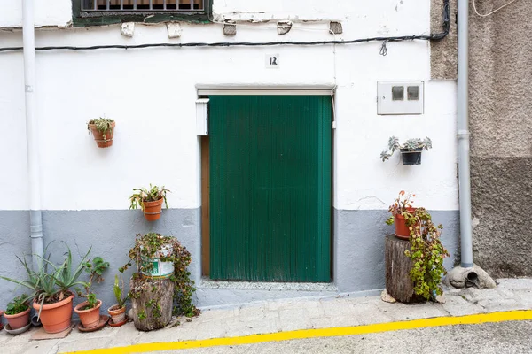 Madrigal Vera España Nov 2019 Vista Ciudad Calle Casas Edificios —  Fotos de Stock