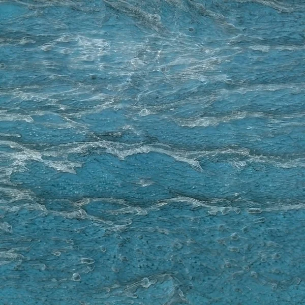 Mavi Tonlarda Okyanus Suyunun Güzel Bir Suluboya Resmi — Stok fotoğraf