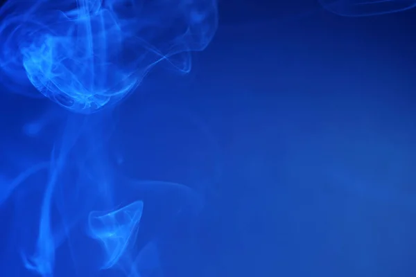 Fundo Abstrato Fumaça Azul — Fotografia de Stock
