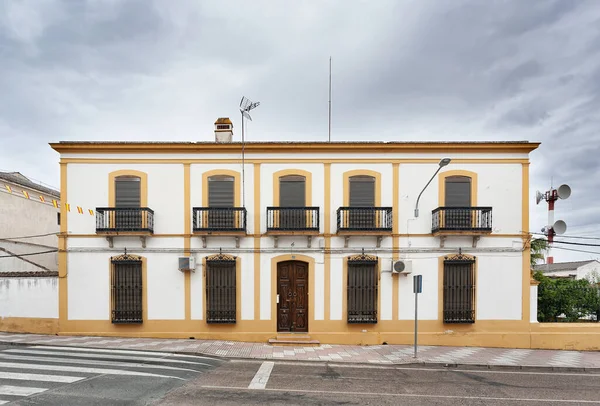 Zorita España 2019 Vista Ciudad Calle Casas Edificios Zorita —  Fotos de Stock